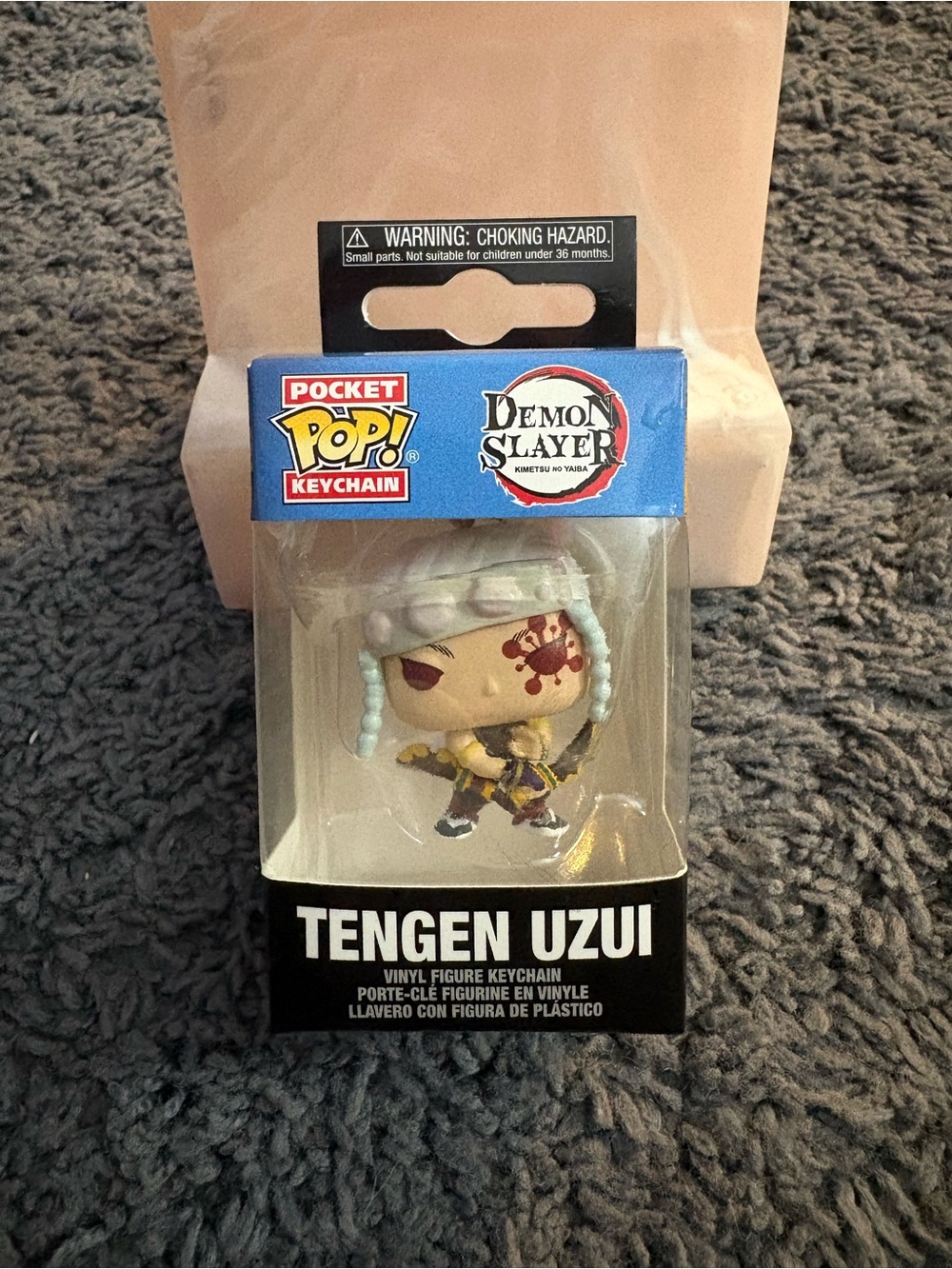 NWT Demon Slayer Pocket Pop Keychain, Character: Tengen Uzui